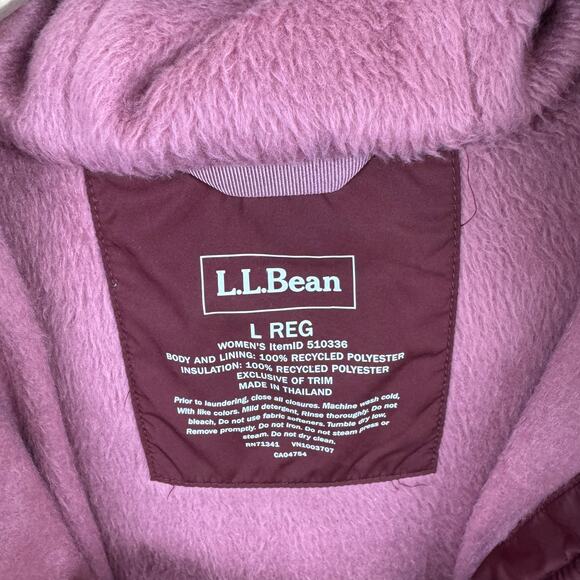 LL Bean Fleece-Lined Primaloft Coat - Picture 6 of 6